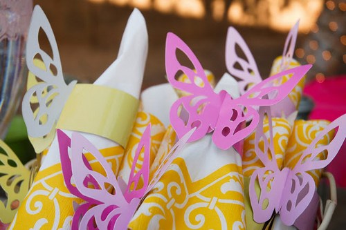 кольца для салфеток бабочки